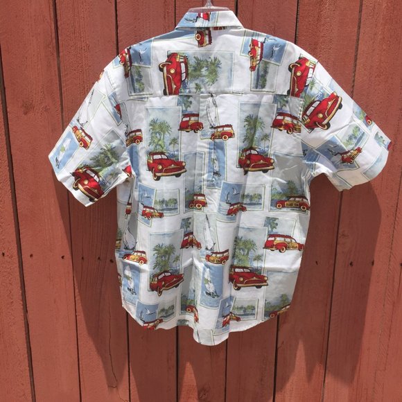 Munsingwear Button Up Shirt Large Hawaiian Men's - Picture 3 of 5